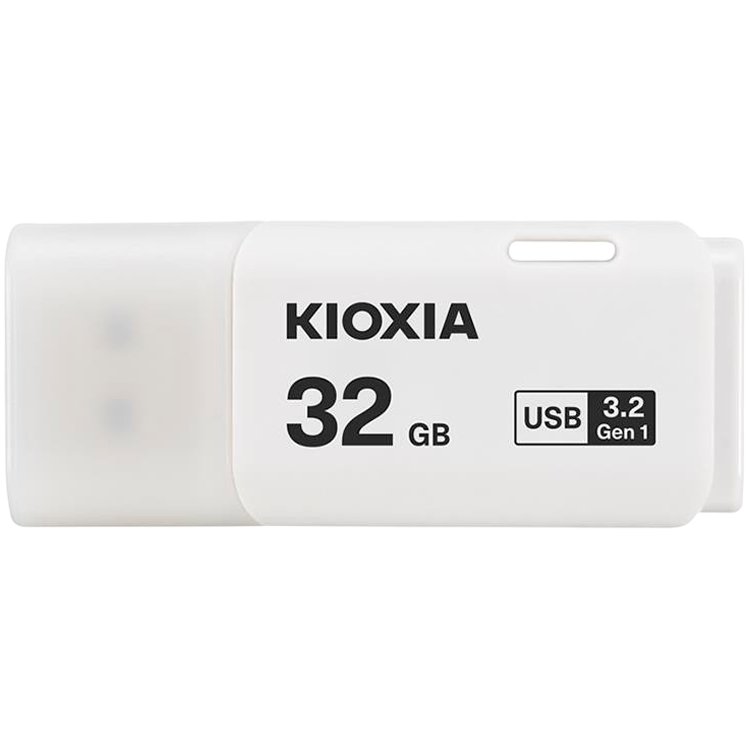 USB Флеш KIOXIA Hayabusa U301 WHITE (LU301W032GG4) 32Гб, USB 3.2 Gen 1  - RETAIL