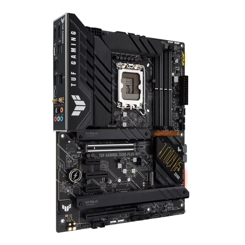 Материнская плата ASUS TUF GAMING Z690-PLUS WIFI, [LGA 1700, Intel Z690, 4xDDR 5, 4xM.2, 2xPCI-E x16, Standard-ATX]