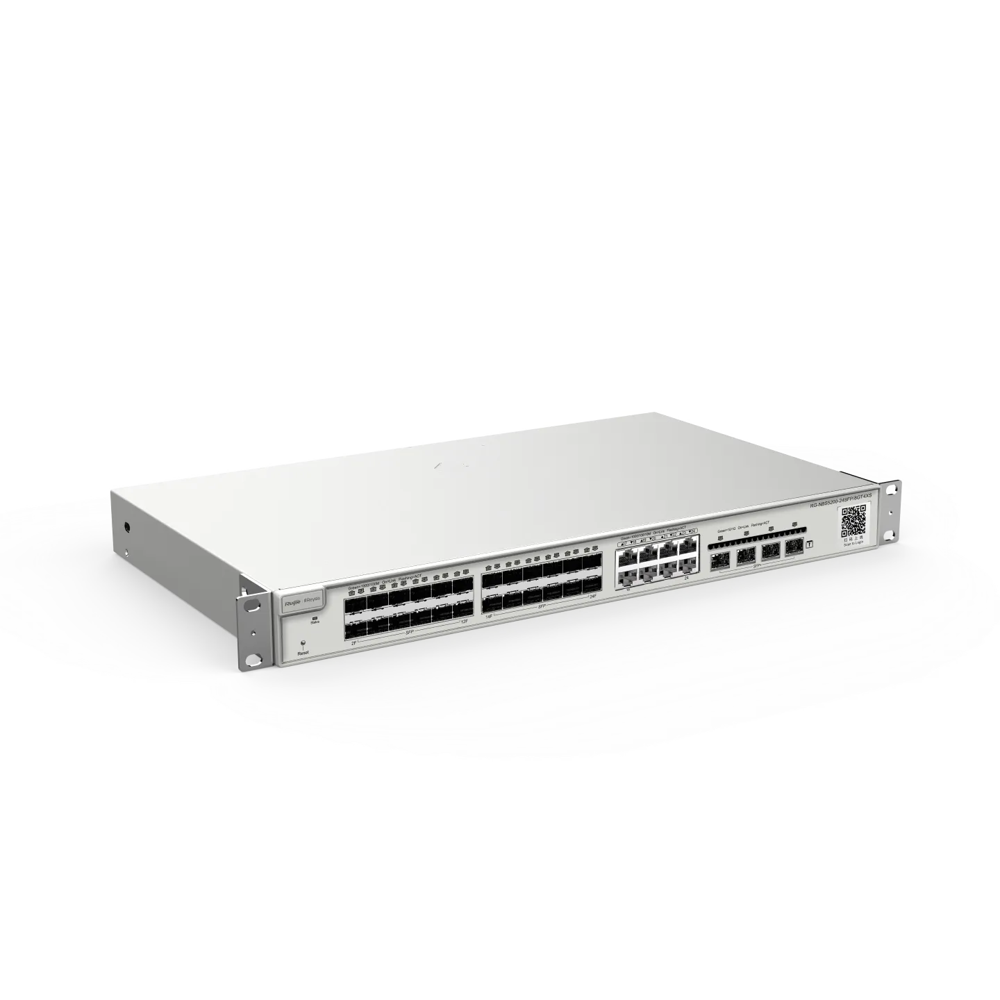 Коммутатор управляемый L3 Reyee RG-NBS5200-24GT4XS-P - купить в интернет-магазине Forcecom.kz Коммутатор управляемый L3 Reyee RG-NBS5200-24GT4XS-P