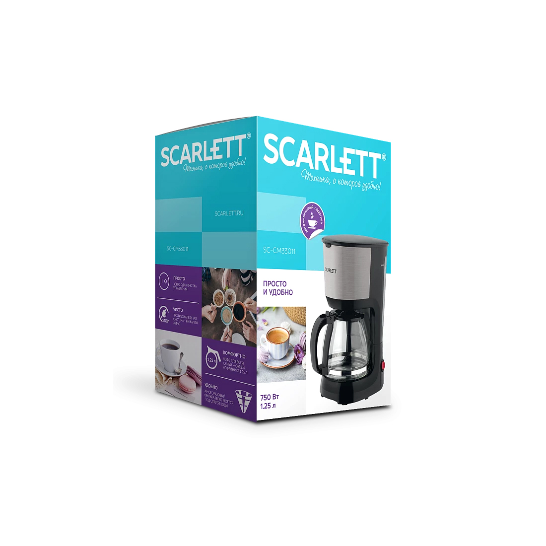 Кофеварка капельная Scarlett SC-CM33011