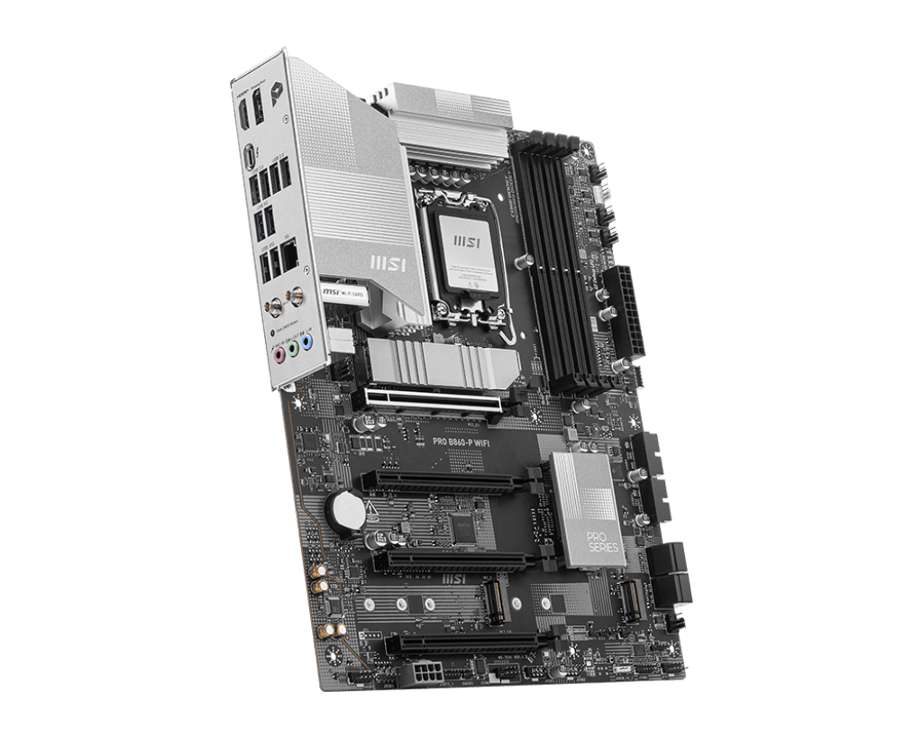 Материнская плата MSI PRO B860-P WIFI LGA1851 4xDDR5 4xSATA3 RAID 3xM.2 HDMI Type-C DP ATX