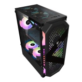 Корпус Wintek Gamer D535-B TG, Midi tower - купить в интернет-магазине Forcecom.kz Корпус Wintek Gamer D535-B TG, Midi tower