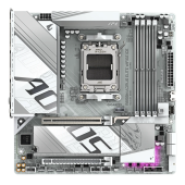 Материнская плата Gigabyte B850M A ELITE WIFI6E ICE (B850M A ELT WF6E ICE 1.1) [AM5, AMD B850, 4xDDR 5, 3xM.2, 2xPCI-E x16, Micro-ATX]
