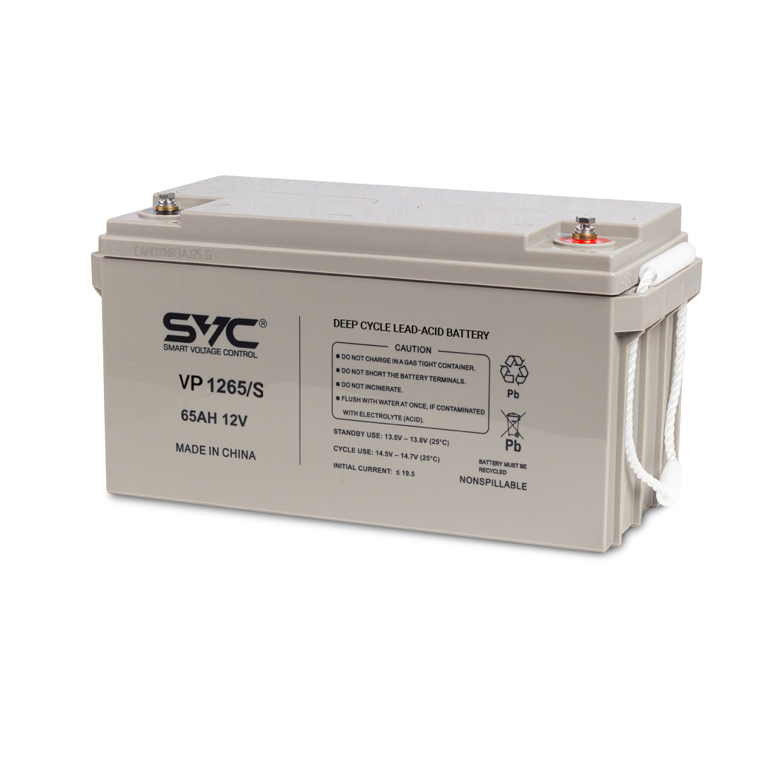 Аккумуляторная батарея SVC VP1265/S 12В 65 Ач (350*165*178) - купить по цене 73 830 тг. в интернет-магазине Forcecom.kz