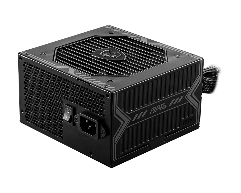 Блок питания MSI MAG A750BN PCIE5 [750 Вт, 80 PLUS Bronze, 5x SATA, 1 x 16 pin (12VHPWR), 2 x 6+2 pin PCIe, 2x 4+4 pin CPU, ATX]