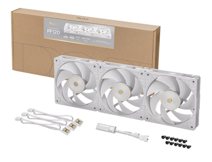 Комплект вентиляторов для корпуса Asus PROART PF120 [120 x 120 мм, 3000 об/мин, 104.8 CFM, 39 дБ, PWM]