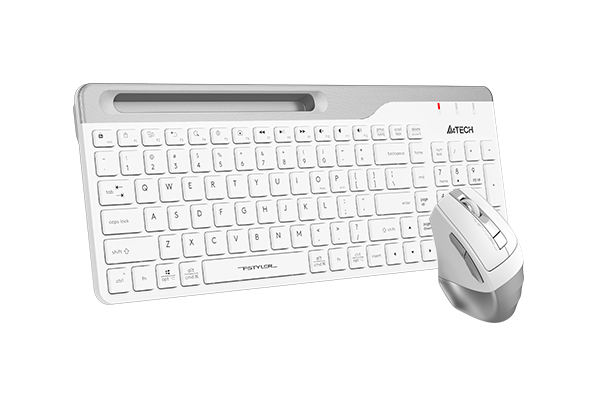 Клавиатура+мышь A4Tech FN12 FB2535C-Icy, беспроводной, белый