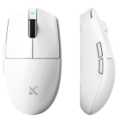 Мышь MCHOSE G3 V2 (MC-G3V2-7) [проводная + беспроводная, светодиодная, 12000 DPI, 1000 Гц, белый]