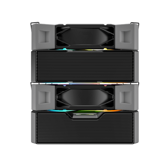 Система охлаждения Montech NX600 ARGB [160 мм, 2000 об/мин, 34.17 dBA, 4 pin]