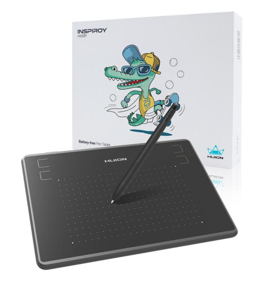 Графический планшет Huion H430P, 5080 lpi/ 4,8" x 3"/ Чёрный