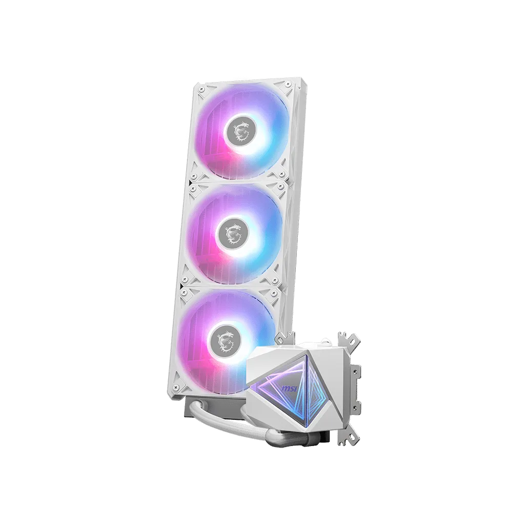 Система охлаждения MSI MAG CORELIQUID I360 WHITE [120 мм, 3400 об/мин, 20 дБ, ]
