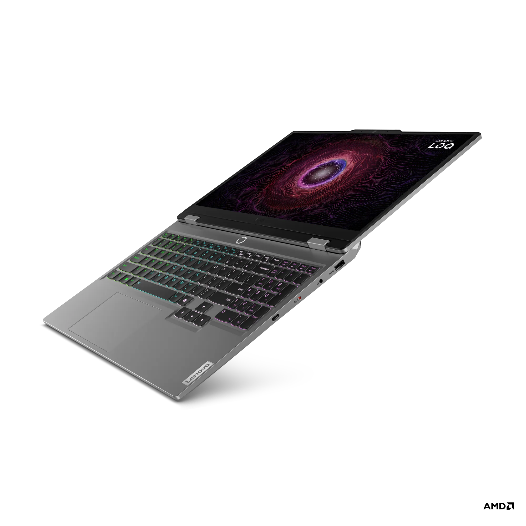 Ноутбук Lenovo LOQ 15ARP9 (83JC005ERK) [15.6" Full HD, Ryzen 7 7435HS, 24 ГБ ОЗУ, 512 ГБ SSD, RTX 4050, DOS]