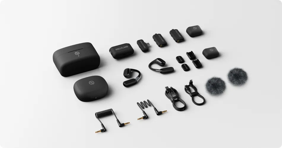 Петличный микрофон Hollyland Lark MAX 2 Ultimate Combo Черный