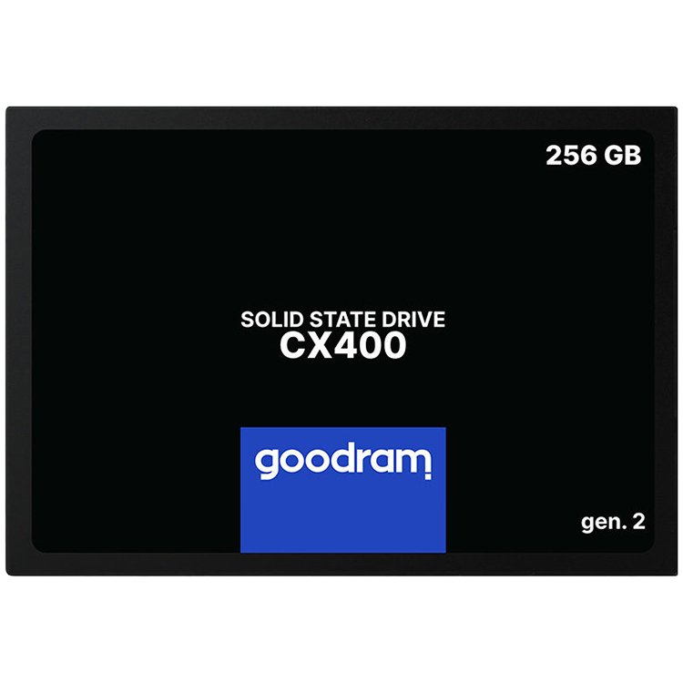 SSD-накопитель GoodRam CX400 (SSDPR-CX400-256-G2) [256 ГБ, 2.5", SATA III, 550/500 МБ/с]