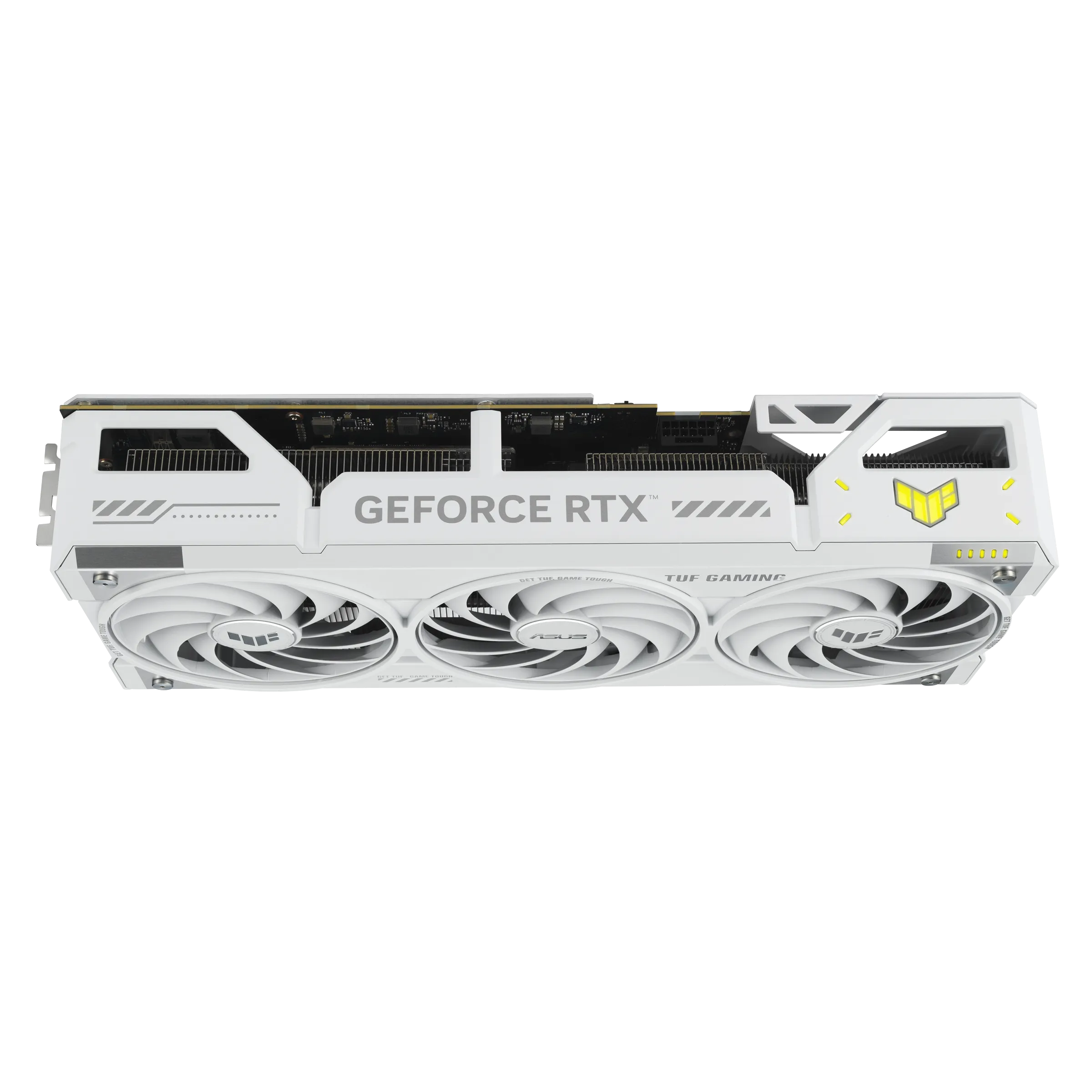 Видеокарта Asus TUF Gaming GeForce RTX 5070 Ti 16GB GDDR7 White OC Edition (TUF-RTX5070TI-O16G-WHITE-GAMING) [16 ГБ, GDDR7, 256 бит, HDMI, DisplayPort (3 шт)]