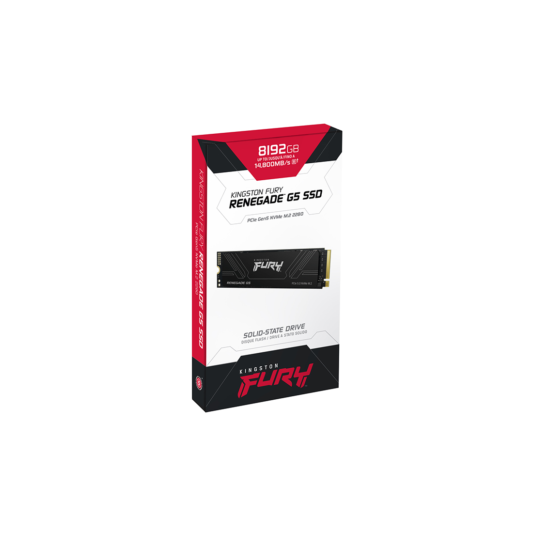 SSD-накопитель Kingston FURY Renegade G5 (SFYR2D/8T1) [8 ТБ, M.2, PCI-E, 14800/14000 МБ/с]
