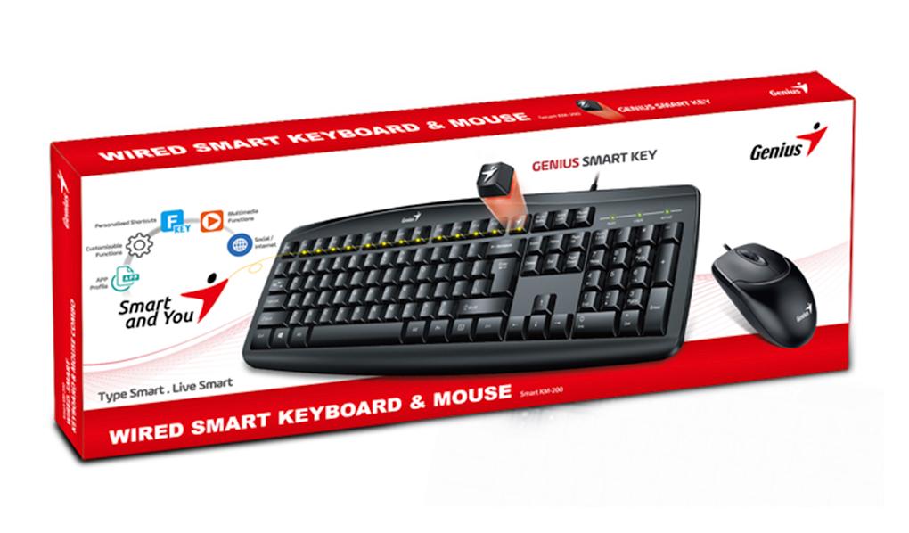 Клавиатура + Мышь Genius Smart KM-200