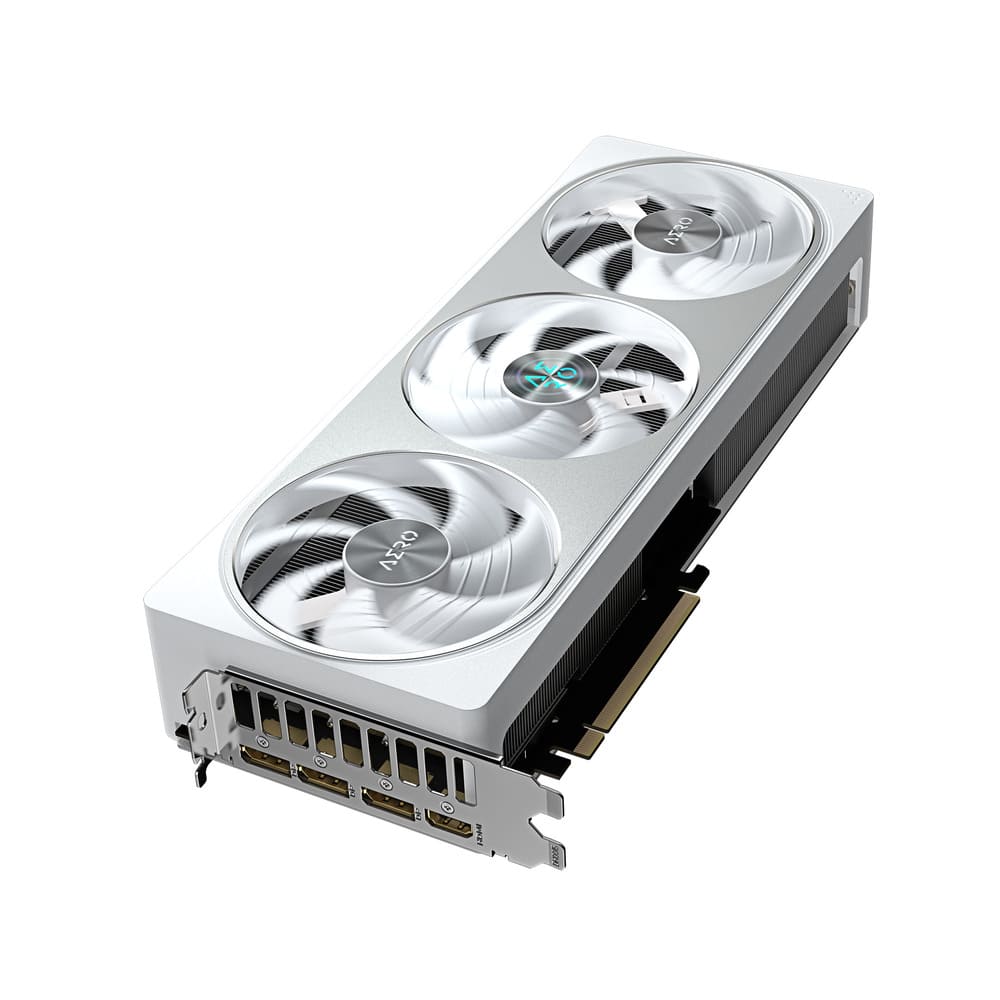 Видеокарта Gigabyte GeForce RTX 5070 AERO OC (GV-N5070AERO OC-12GD) [12 ГБ, GDDR7, 192 бит, HDMI, DisplayPort (3 шт)]