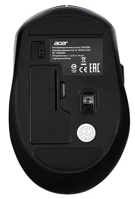 Мышь Acer OMR060 (ZL.MCEEE.00C) [беспроводная, светодиодная, 1600 DPI, черная]