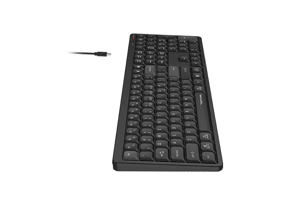 Клавиатура A4Tech Fstyler FBX55C BLACK [мембранная, беспроводная, черная]