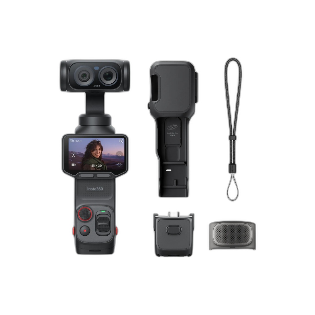 Экшн-камера Insta360 Luna Ultra Standard Bundle Cosmic Black