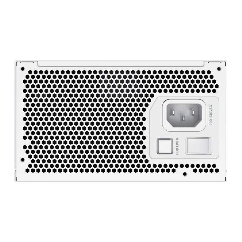 Блок питания GameMax RGB-Smart 1050 PRO WH (2109-1050B0055) [1050 Вт, 80 PLUS Gold, 10x SATA, 1 x 16 pin (12VHPWR), 3 x 6+2 pin PCIe, 2x 4+4 pin CPU, ATX]