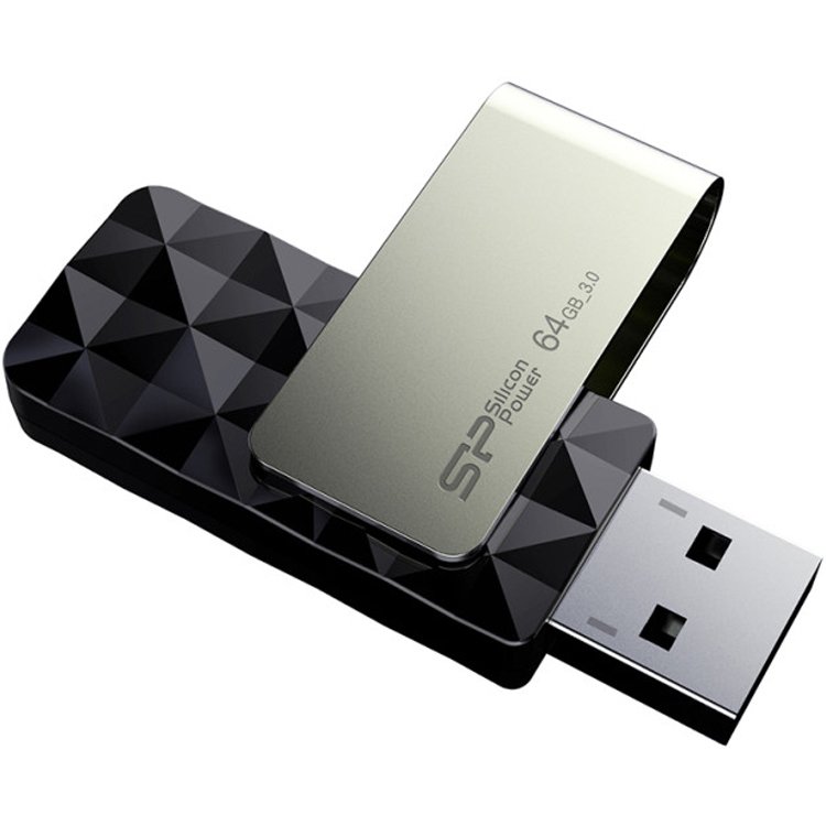 USB Флеш Silicon Power Blaze - B30 32ГБ (SP032GBUF3B30V1K) USB 3.2 Gen 1, Черный