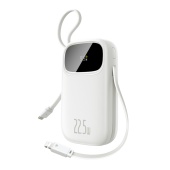 Портативный внешний аккумулятор, Baseus, EnerFill FC31,(P10082106213-00), 10000mAh, 22.5W Белый