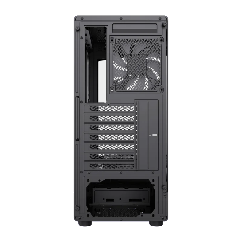 Корпус GameMax Vista COC AB Black [Midi Tower, 6 x 120мм ARGB, черный]