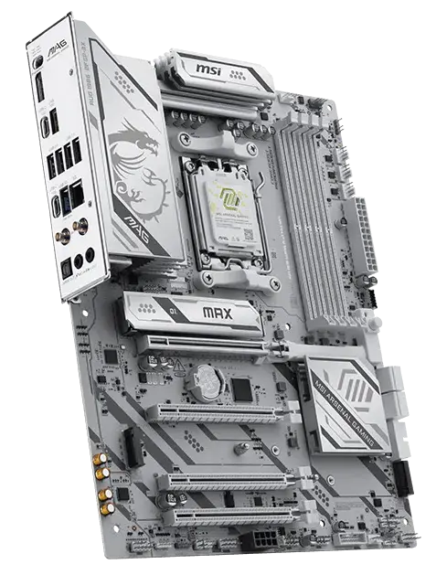 Материнская плата MSI MAG B850 GAMING PLUS MAX WIFI [AM5, AMD B850, 4xDDR 5, 3xM.2, 4xPCI-E x16, Standard-ATX]