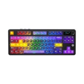 Клавиатура Ajazz MK87 Pro (MK87Pro/Litchi/YP) [Механическая, беспроводная, клавиш - 87, подсветка, Фиолетовый]