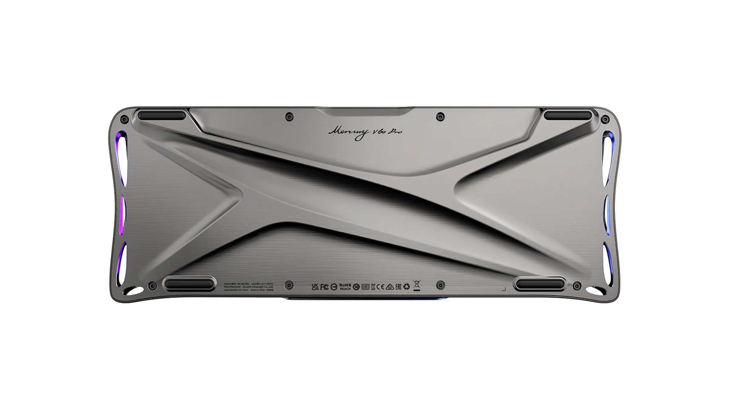Клавиатура Gravastar Mercury V60 Pro GunMetal [Магнитная, проводная, клавиш - 64, подсветка, черная]
