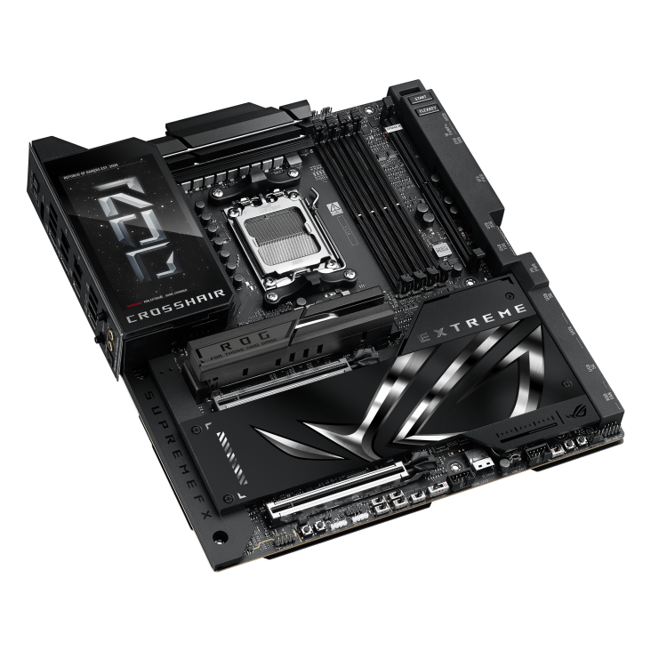 Материнская плата Asus ROG CROSSHAIR X870E EXTREME (X870E EXTREME) [AM5, AMD X870E, 4xDDR 5, 5xM.2, 2xPCI-E x16, E-ATX]