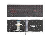 Клавиатура для ноутбука Lenovo Legion Y540-15IRH/ Y540-17IRH, RU, красная подсветка, черная