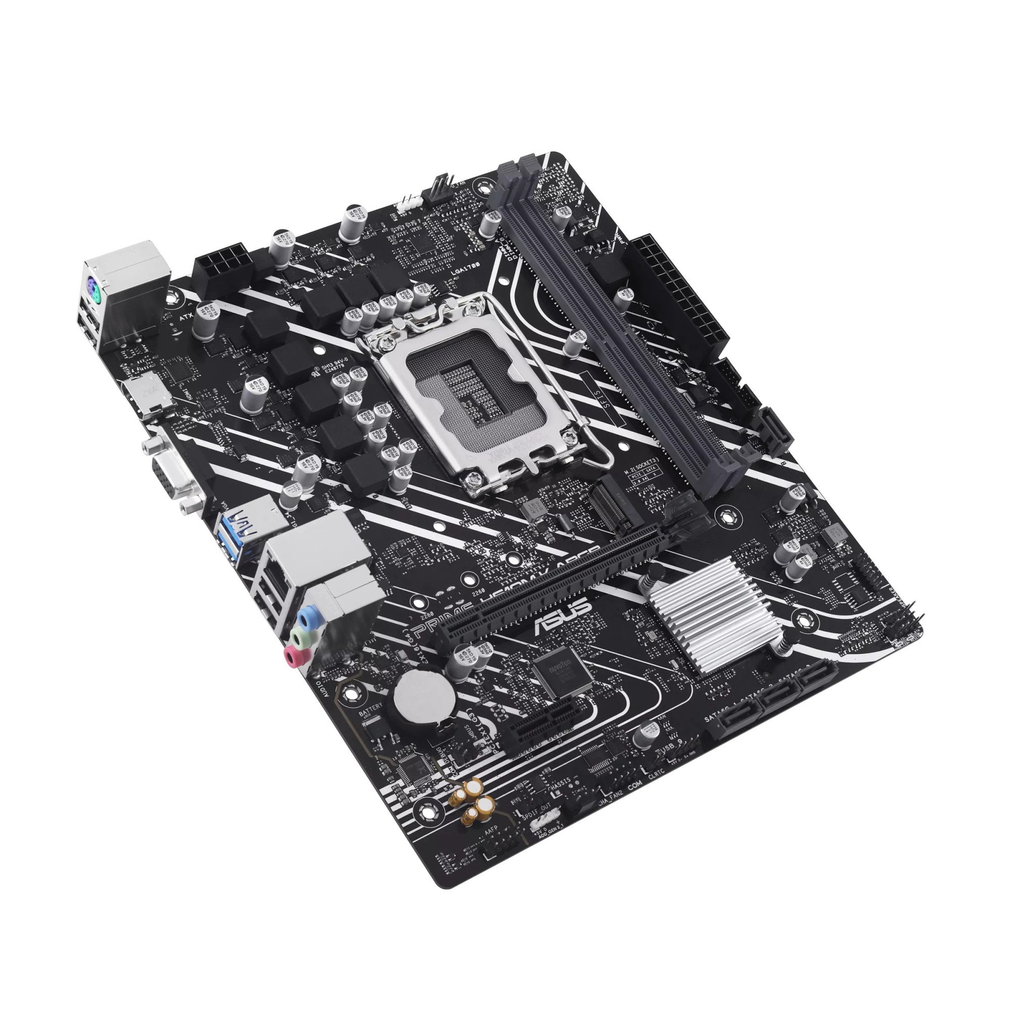 Материнская плата ASUS PRIME  H610M-K ARGB, LGA1700 2xDDR5 4xSATA3 M.2 VGA HDMI mATX