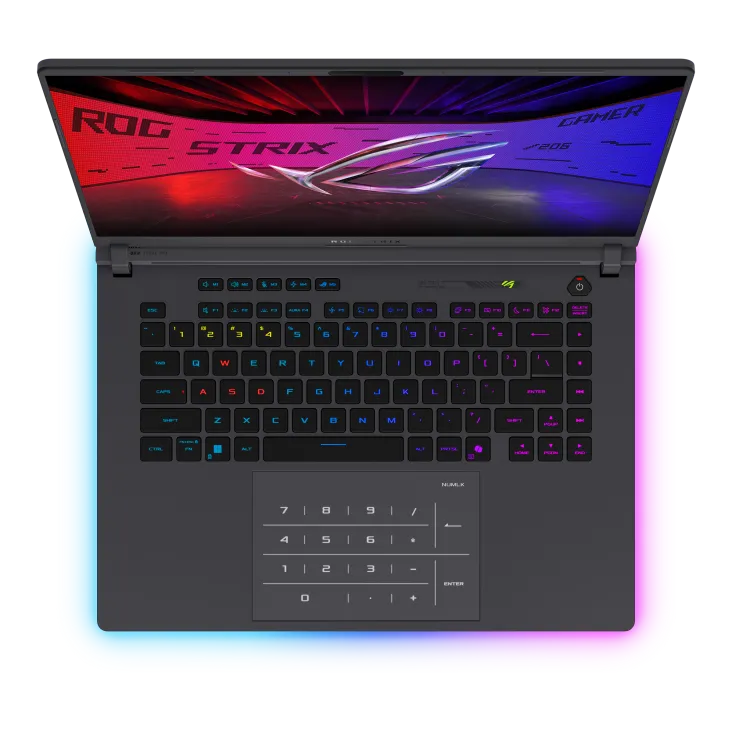 Ноутбук Asus ROG Strix G16 / G615LW-S5080 (90NR0LG1-M00330) [16", Core Ultra 9 275HX, 32 ГБ ОЗУ, 1 ТБ SSD, RTX 5080, DOS]