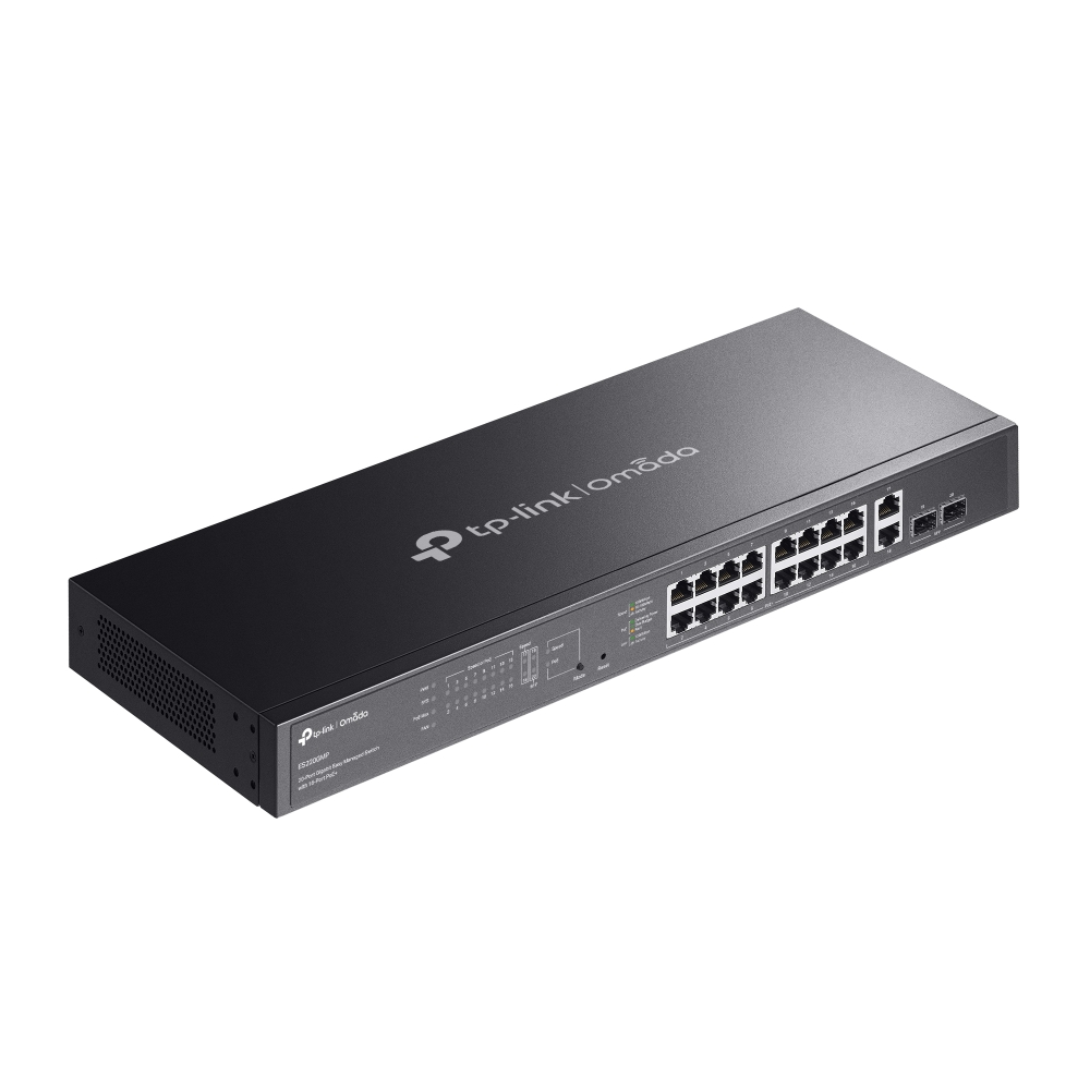 Коммутатор TP-Link Omada ES220GMP PoE+ GbE Easy Managed  20-портовый 