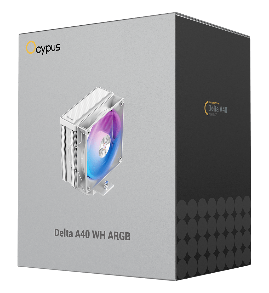 Система охлаждения Ocypus Delta A40 WH ARGB [120 x 120 мм, 2000 об/мин, 29 дБ, 4 pin]
