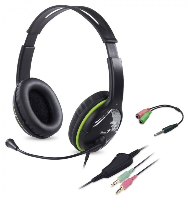Наушники Genius HS-400A +Single Jack Cable, 31710031400
