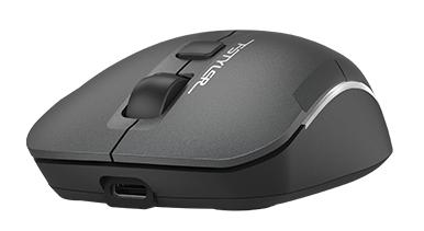Мышь A4Tech Fstyler FG26CS Air2 [беспроводная, светодиодная, 2000 DPI, 125 Гц подсветка, серая]