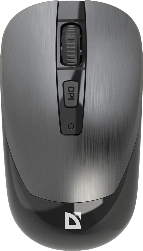 Мышь Defender Wave MM-995 [беспроводная, светодиодная, 1600 DPI, серый]