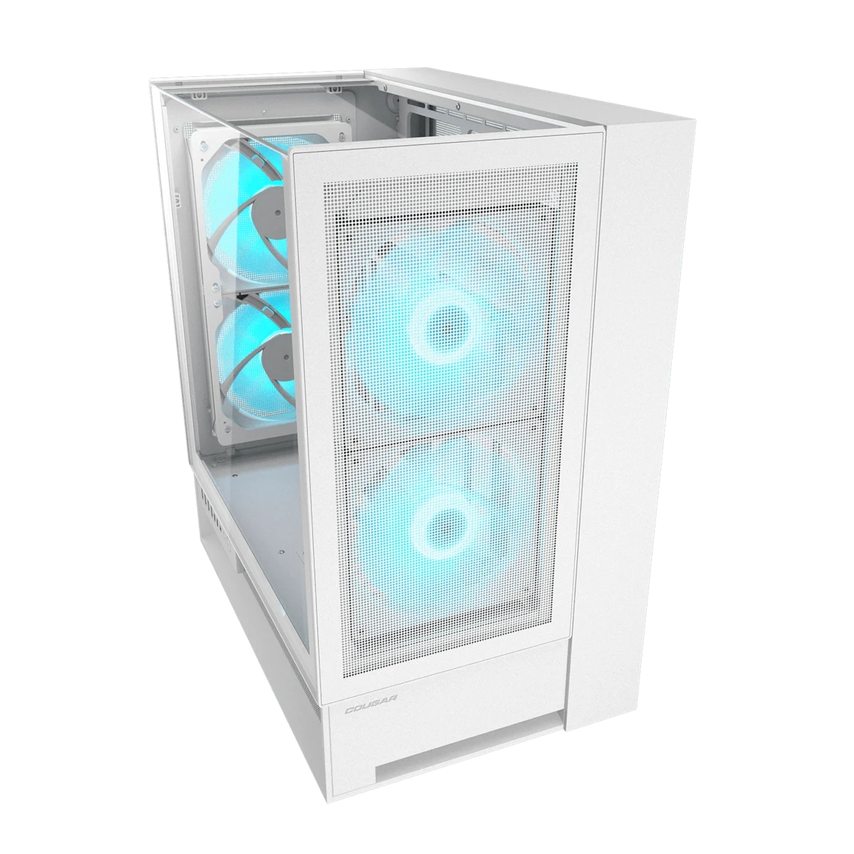 Корпус Cougar OmnyX (CGR-2WA3W-RGB) [Midi Tower, 4 x 160 мм, белый]