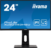 Монитор Iiyama XB2493HSU-B1 [23.8", IPS, 1920x1080, 75 Гц, 4 мс, HDMI, DisplayPort, VGA (D-Sub)]
