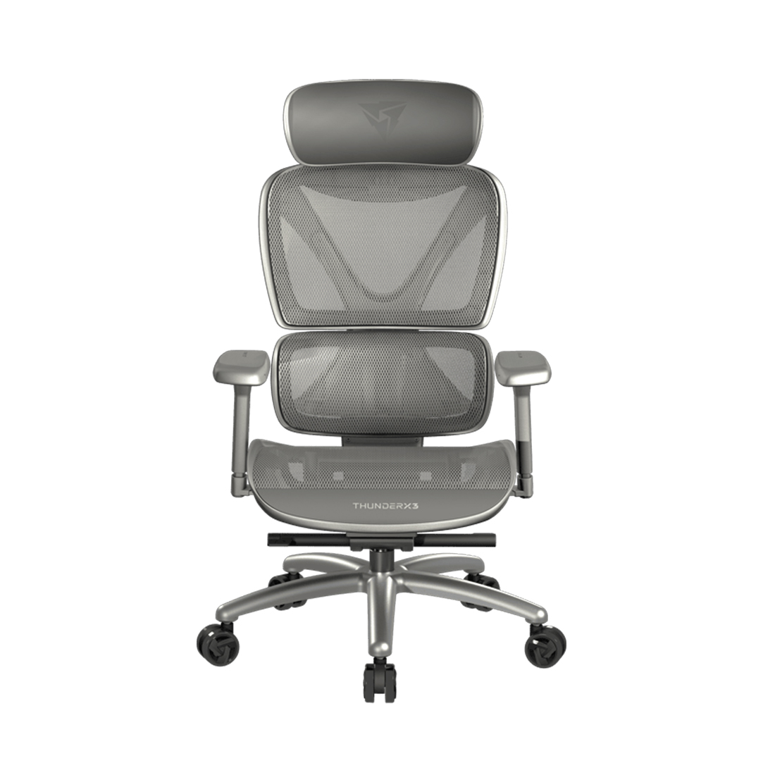 Игровое компьютерное кресло ThunderX3 XTC-Mesh Grey (TEGC-3054104.41) Серый
