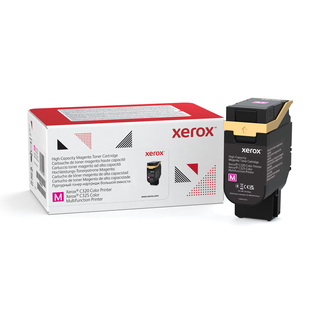 Тонер-картридж повышенной емкости Xerox 006R04833, оригинальный, пурпурный