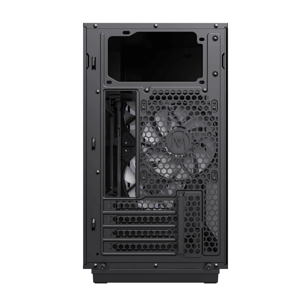 Корпус GameMax F35 BW Black (1116-4035R0003) [Midi Tower, 2 x 140x140 мм, черный]