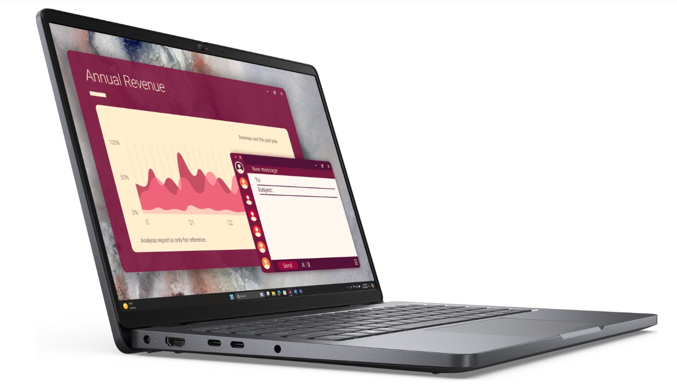 Ноутбук Dell Pro 14 PC14250 (210-BQHF/BTO108_PC14250_EMEA) [14", Core Ultra 7 255U, 32 ГБ ОЗУ, 512 ГБ SSD, Intel Graphics, Windows 11 Pro]