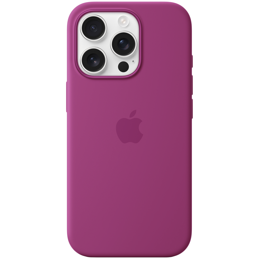 iPhone 16 Pro Silicone Case with MagSafe - Fuchsia (MYYN3ZM/A), Model A3315