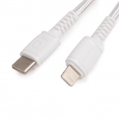 Интерфейсный кабель Awei Type-C to Lightning CL-118L 5V 2.4A 1m Белый - купить по цене 2 720 тг. в интернет-магазине Forcecom.kz