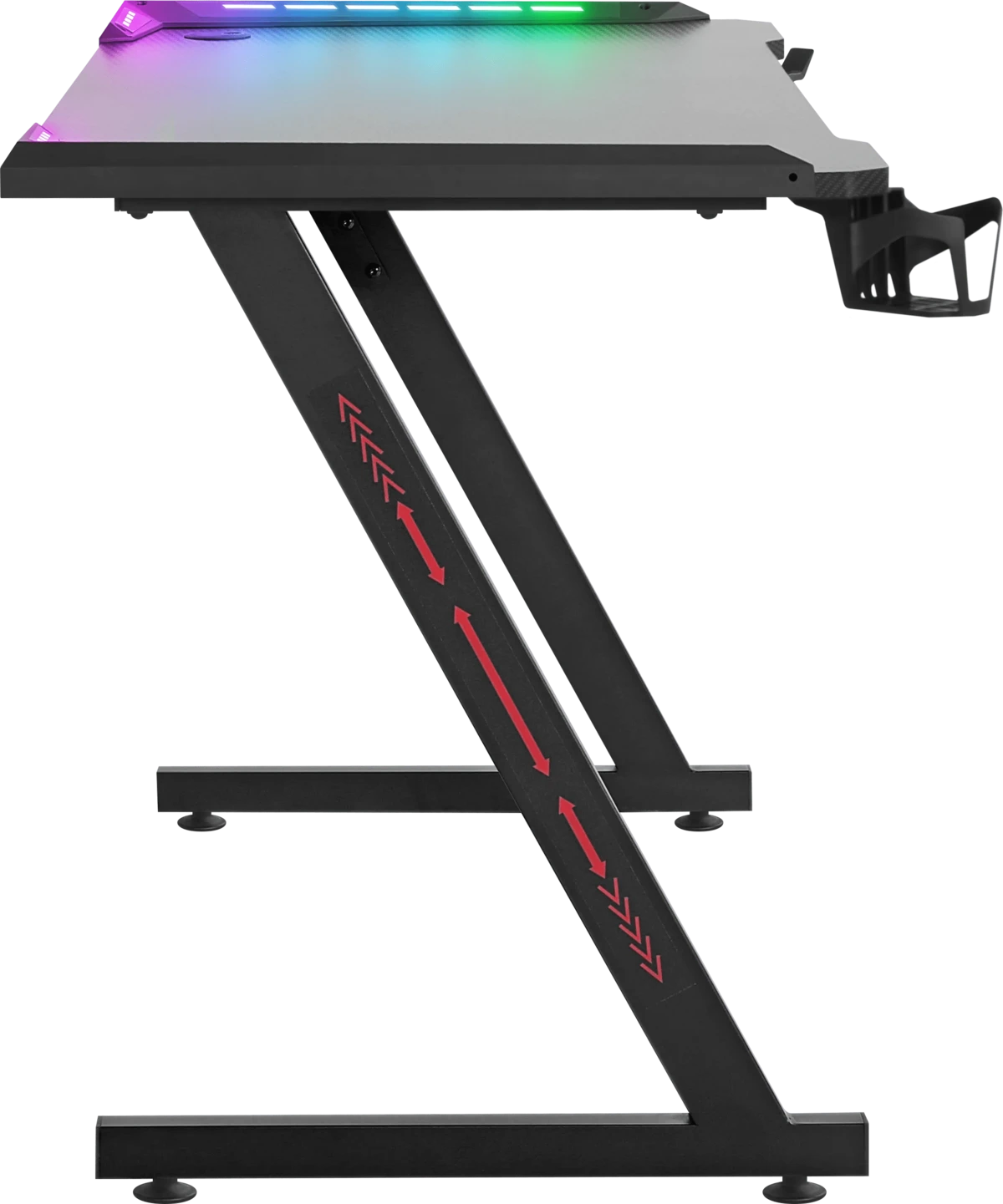 Компьютерный стол Defender Jupiter RGB подвес кружки+гарнитуры